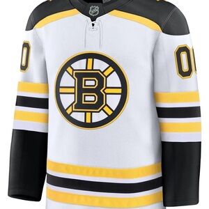 2024-25 Fanatics Premium NHL Jersey Boston Bruins White Away - Men’s Size 52 L